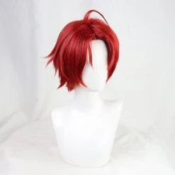 Red 30cm Wonder Egg Priority Momoe Sawaki Cosplay Wig 8 Red 30cm Wonder Egg Priority Momoe Sawaki Cosplay Wig -Cosplay Shopper Store COS 013 02 201