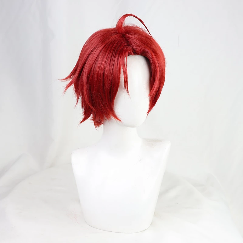 Red 30cm Wonder Egg Priority Momoe Sawaki Cosplay Wig 5 Red 30cm Wonder Egg Priority Momoe Sawaki Cosplay Wig - Image 3
