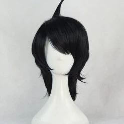 Black 35cm Monogatari Koyomi Araragi Cosplay Wig