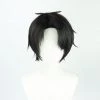 Black 30cm Haikyuu!! Ushijima Wakatoshi Cosplay Wig 2 Black 30cm Haikyuu!! Ushijima Wakatoshi Cosplay Wig -Cosplay Shopper Store COS 014 01 288