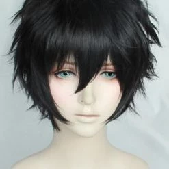 Black 30cm Persona 5 Protagonist Cosplay Wig