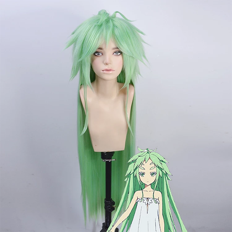Green 100cm Beatless Snowdrop Cosplay Wig 3 Green 100cm Beatless Snowdrop Cosplay Wig