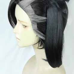 Black And Grey 35cm Pokemon Sword And Shield Marnie Cosplay Wig -Cosplay Shopper Store COS 014 02 152