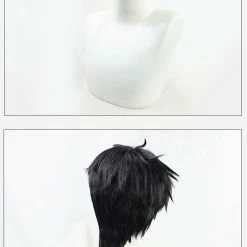 Black 30cm Pretty Boy Detective Club Sosaku Yubiwa Cosplay Wig -Cosplay Shopper Store COS 014 02 203