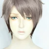Grey And Black 30cm Haikyuu!! Miya Osamu Miya Osamu Cosplay Wig -Cosplay Shopper Store COS 015 01 203