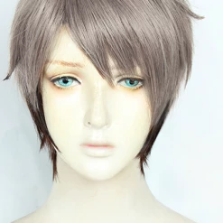Grey And Black 30cm Haikyuu!! Miya Osamu Miya Osamu Cosplay Wig -Cosplay Shopper Store COS 015 01 203 1
