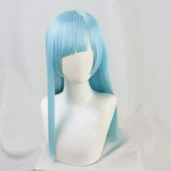 Blue 50cm Jujutsu Kaisen Kasumi Miwa Cosplay Wig 7 Blue 50cm Jujutsu Kaisen Kasumi Miwa Cosplay Wig -Cosplay Shopper Store COS 015 01 215 1