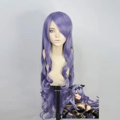 Purple 100cm Fire Emblem Warriors Camilla Cosplay Wig