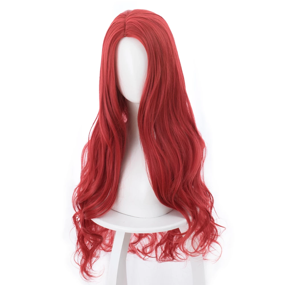 Red 85cm Aquaman Mera Cosplay Wig 4 Red 85cm Aquaman Mera Cosplay Wig - Image 2