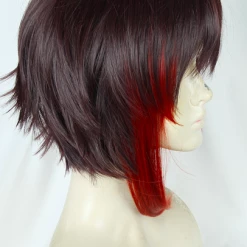 Brown And Red 35cm RWBY Ruby Rose Cosplay Wig -Cosplay Shopper Store COS 015 02 159