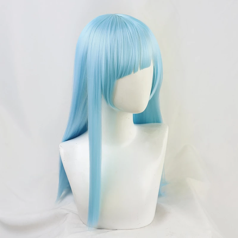 Blue 50cm Jujutsu Kaisen Kasumi Miwa Cosplay Wig 5 Blue 50cm Jujutsu Kaisen Kasumi Miwa Cosplay Wig - Image 3