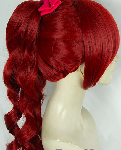 Red 60cm Persona 5 The Royal Kasumi Yoshizawa Cosplay Wig 6 Red 60cm Persona 5 The Royal Kasumi Yoshizawa Cosplay Wig - Image 4