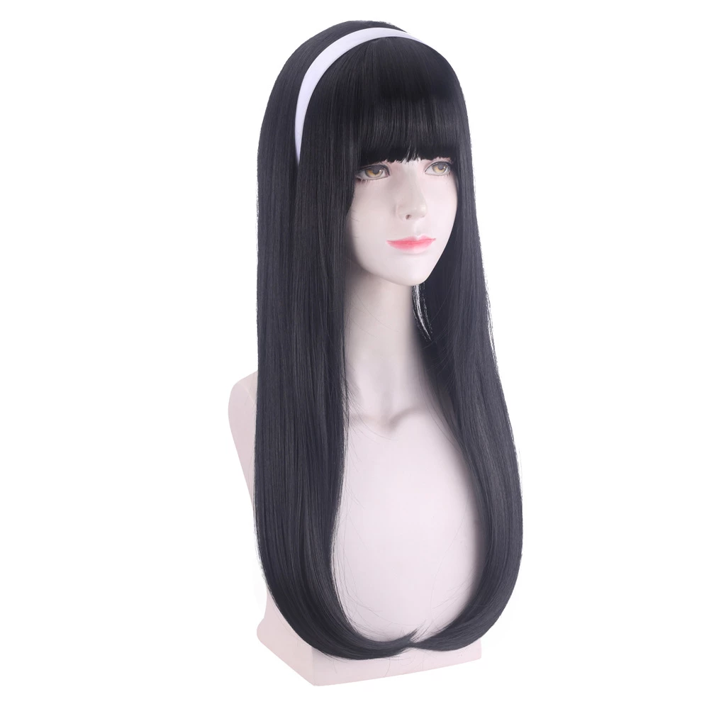 Black 75cm Identity V The Dream Witch Yidhra Cosplay Wig 6 Black 75cm Identity V The Dream Witch Yidhra Cosplay Wig - Image 4