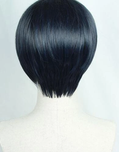 Blue 35cm Persona 5 Tae Takemi Cosplay Wig 5 Blue 35cm Persona 5 Tae Takemi Cosplay Wig - Image 3