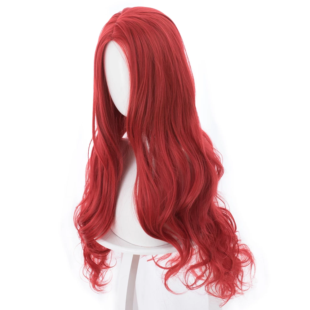 Red 85cm Aquaman Mera Cosplay Wig 5 Red 85cm Aquaman Mera Cosplay Wig - Image 3