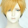 Gold And Black 30cm Haikyuu!! Miya Osamu Miya Atsumu Cosplay Wig -Cosplay Shopper Store COS 016 01 200
