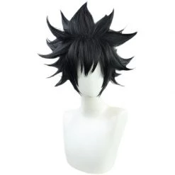Black 30cm Edens Zero Shiki Granbell Cosplay Wig