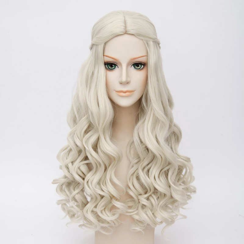 Gold 60cm Alice In Wonderland 2 The White Queen Alice Cosplay Wig 3 Gold 60cm Alice In Wonderland 2 The White Queen Alice Cosplay Wig