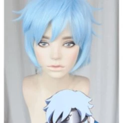 Blue 30cm Boruto Cosplay Mitsuki Wig