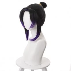 Black And Purple 35cm Demon Slayer: Kimetsu No Yaiba Shinobu Kocho Cosplay Wig 10 Black And Purple 35cm Demon Slayer: Kimetsu No Yaiba Shinobu Kocho Cosplay Wig -Cosplay Shopper Store COS 016 02 135