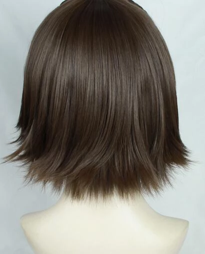 Brown 30cm Persona 5 Makoto Niijima Cosplay Wig 4 Brown 30cm Persona 5 Makoto Niijima Cosplay Wig - Image 2