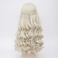 Gold 60cm Alice In Wonderland 2 The White Queen Alice Cosplay Wig 9 Gold 60cm Alice In Wonderland 2 The White Queen Alice Cosplay Wig -Cosplay Shopper Store COS 016 04 24