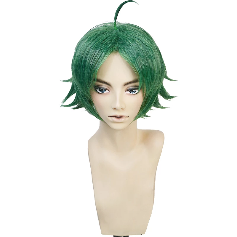 Green 30cm Record Of Grancrest War Theo Cornaro Cosplay Wig 3 Green 30cm Record Of Grancrest War Theo Cornaro Cosplay Wig