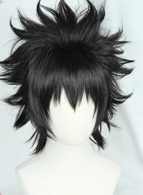 Black 30cm My Hero Academia Boku No Hero Academia Yo Shindo Cosplay Wig 3 Black 30cm My Hero Academia Boku No Hero Academia Yo Shindo Cosplay Wig