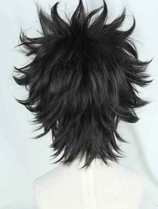 Black 30cm My Hero Academia Boku No Hero Academia Yo Shindo Cosplay Wig 4 Black 30cm My Hero Academia Boku No Hero Academia Yo Shindo Cosplay Wig - Image 2