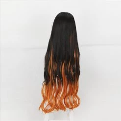 Black And Orange 95cm Demon Slayer: Kimetsu No Yaiba Nezuko Kamado Cosplay Wig -Cosplay Shopper Store COS 017 03 113