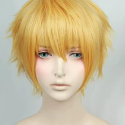 Gold 30cm Fate/Grand Order Arthur Pendragon Cosplay Wig