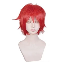 Red 30cm Cells At Work! Erythrocyte / Red Blood Cell Cosplay Wig