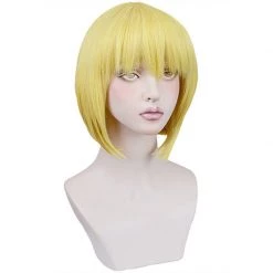 Gold 30cm Fire Force Iris Cosplay Wig