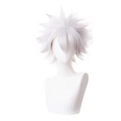 Silver 30cm Demon Slayer: Kimetsu No Yaiba Sanemi Shinazugawa Cosplay Wig