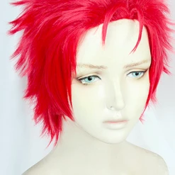 Red 30cm Hypnosis Mic: Division Rap Battle Kuko Harai Cosplay Wig 7 Red 30cm Hypnosis Mic: Division Rap Battle Kuko Harai Cosplay Wig -Cosplay Shopper Store COS 018 02 152