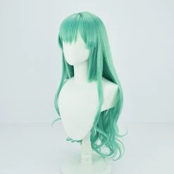 Green 70cm Virtual YouTuber Finana Ryugu Cosplay Wig 8 Green 70cm Virtual YouTuber Finana Ryugu Cosplay Wig -Cosplay Shopper Store COS 018 02 241