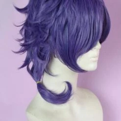 Purple 40cm Sanrio Boys Yu Mizuno Cosplay Wig -Cosplay Shopper Store COS 018 02 87