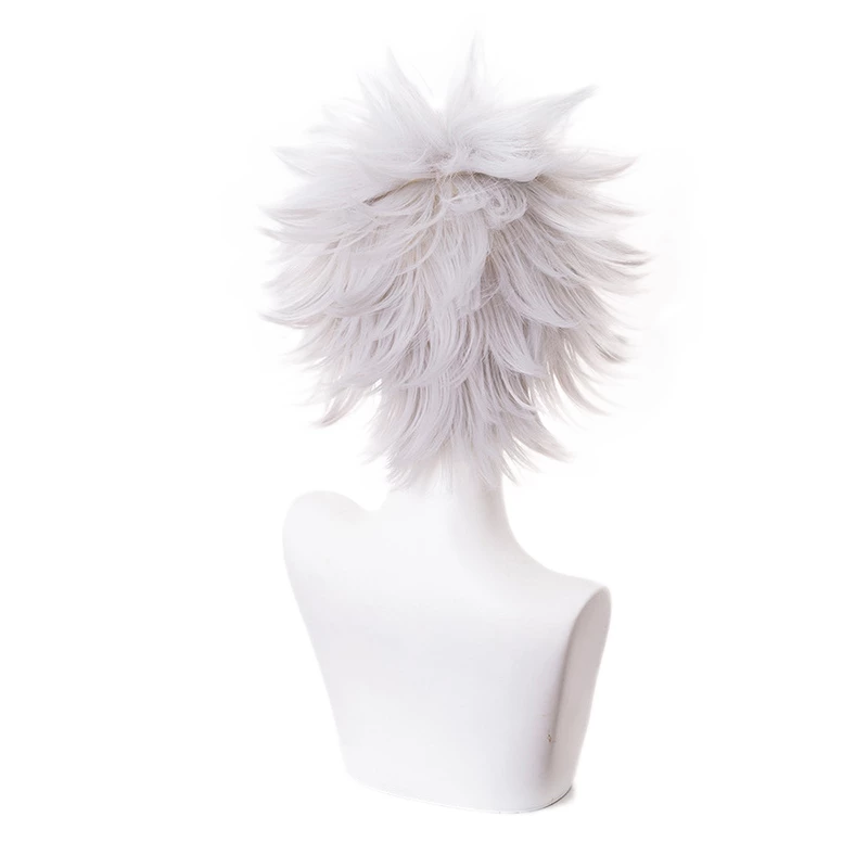 Silver 30cm Demon Slayer: Kimetsu No Yaiba Sanemi Shinazugawa Cosplay Wig 6 Silver 30cm Demon Slayer: Kimetsu No Yaiba Sanemi Shinazugawa Cosplay Wig - Image 4