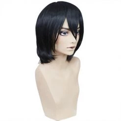 Black 30cm Fire Force Shinmon Benimaru Cosplay Wig