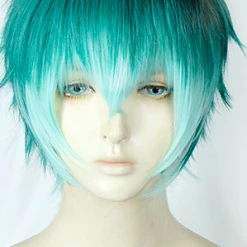 Green 30cm Hypnosis Mic: Division Rap Battle Sasara Nurude Cosplay Wig 6 Green 30cm Hypnosis Mic: Division Rap Battle Sasara Nurude Cosplay Wig -Cosplay Shopper Store COS 019 01 182 1