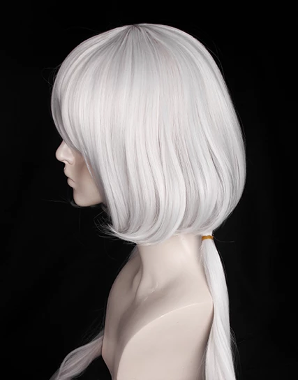 Silver 100cm Zombie Land Saga Junko Konno Cosplay Wig 3 Silver 100cm Zombie Land Saga Junko Konno Cosplay Wig