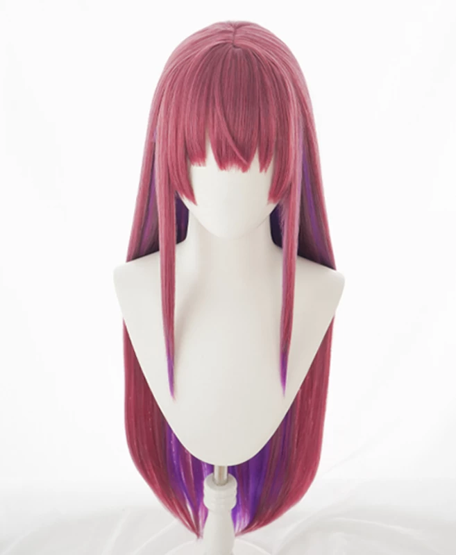 65cm Virtual YouTuber Houshou Marine Cosplay Wig 4 65cm Virtual YouTuber Houshou Marine Cosplay Wig - Image 2