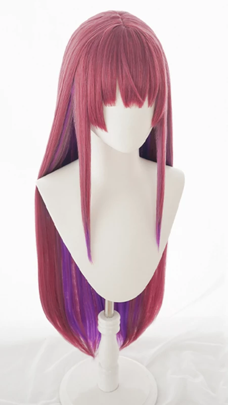 65cm Virtual YouTuber Houshou Marine Cosplay Wig 5 65cm Virtual YouTuber Houshou Marine Cosplay Wig - Image 3