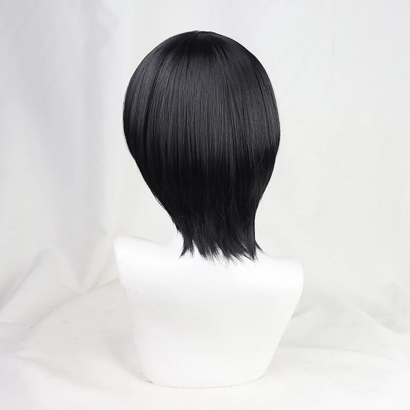 Black 30cm Attack On Titan: The Final Season Mikasa Ackerman Cosplay Wig 6 Black 30cm Attack On Titan: The Final Season Mikasa Ackerman Cosplay Wig - Image 4