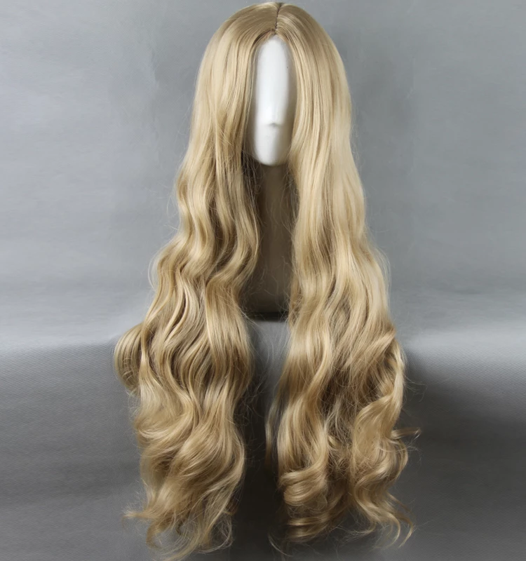 2015 Movie Brown 90cm Cinderella Cosplay Wig 3 2015 Movie Brown 90cm Cinderella Cosplay Wig