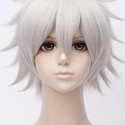 Silver 30cm Division Rap Battle Aohitsugi Samatoki MAD Trigger Crew Mr.Hc Cosplay Wig
