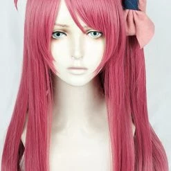 Red 60cm ZOMBIE LAND SAGA Minamoto Sakura Cosplay Wig