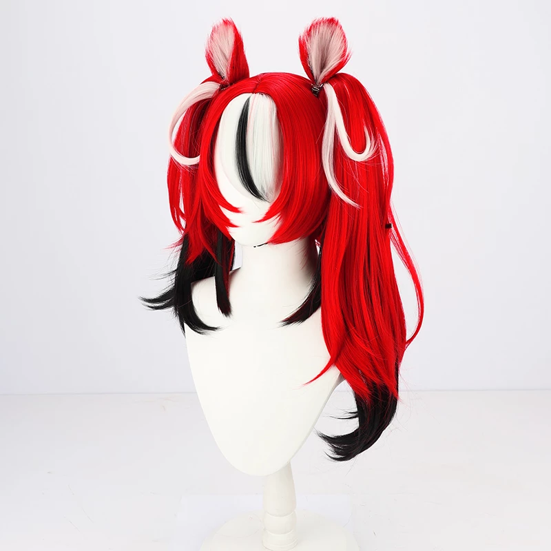 60cm Virtual YouTuber Hakos Baelz Cosplay Wig 5 60cm Virtual YouTuber Hakos Baelz Cosplay Wig - Image 3