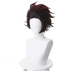 30cm Demon Slayer: Kimetsu No Yaiba Tanjiro Kamado Cosplay Wig