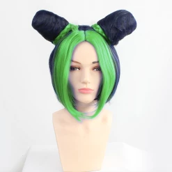 Green And Purple 35cm JoJo's Bizarre Adventure Jolyne Cujoh Cosplay Wig -Cosplay Shopper Store COS 021 01 187 1